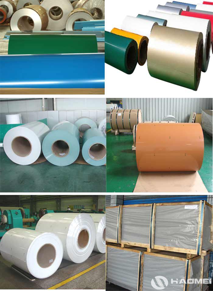 Specifications of color-coated aluminum sheet