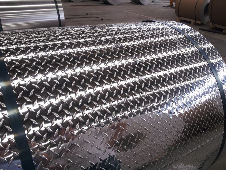 Embossed Aluminum Sheets With Triple Rice Grain Pattern