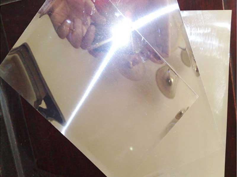 Feuille de miroir en aluminium pour plaque signalétique