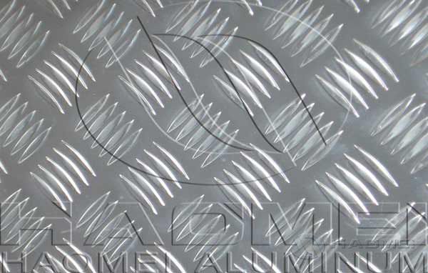 5 bar pattern aluminum tread plate