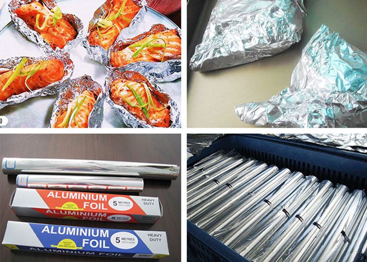 Processing method of aluminum foil