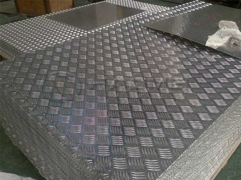 Placa de rodadura de aluminio 6000 de 5 barras