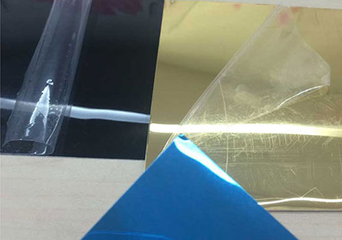 Hammered aluminum mirror sheet for light reflector