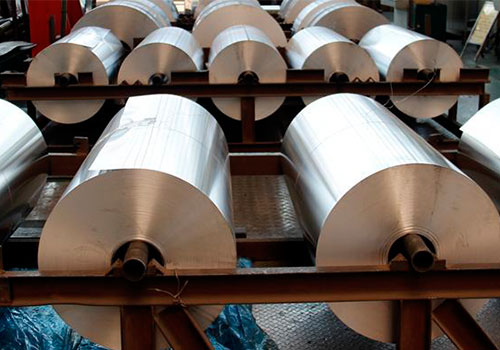 Papel de aluminio para devanado de transformadores.