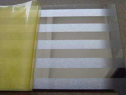 Feuille en aluminium en relief