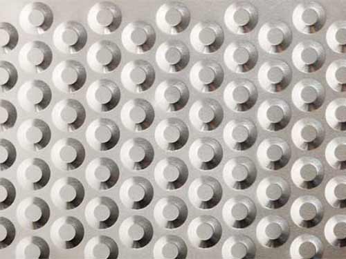 Plaque d'aluminium 3003 gaufr&eacute;e