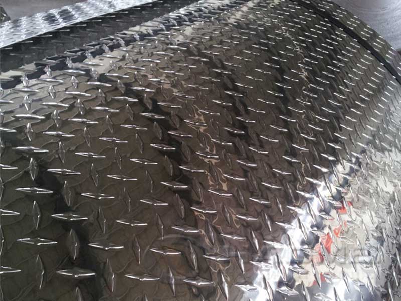 Pattern of aluminum tread plates