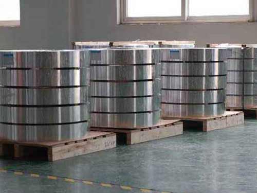 Aluminum strip transformer winding
