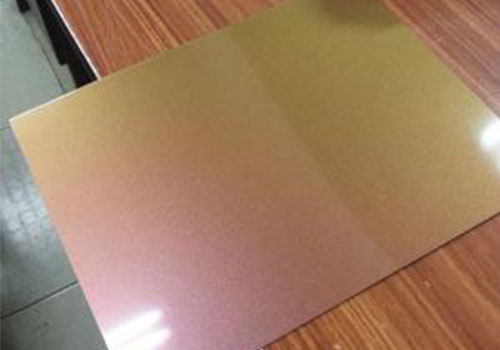 Crack color coated aluminum sheet
