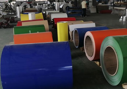 Bobina de aluminio recubierta de PVDF