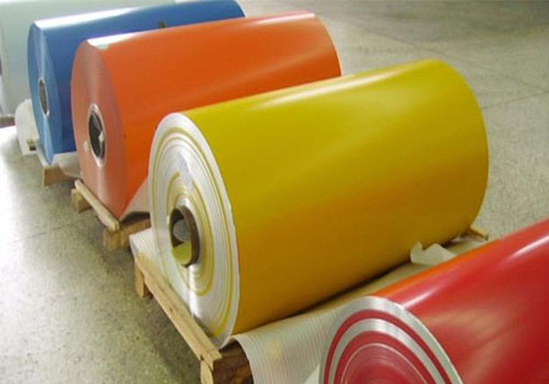 Bobine d'aluminium enduit de processus