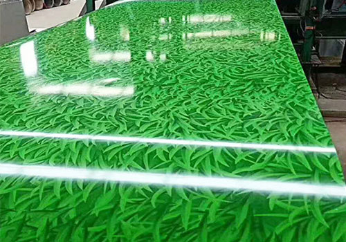 PE PVDF color coated marble stone aluminum coil